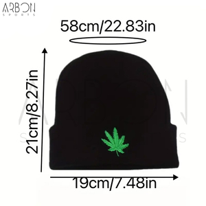 Nouveaux Bonnets Unisexe Décontractés à Broderie Feuille Tendance, Confortables, Dernier Cri, Design Personnalisé, Fournisseur de Qualité - Product Image 2