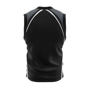 Custom Printed 100% Polyester Lightweight Breathable 3D Pattern Sleeveless Basketball Set Sportswear Teamwear for Clubs - Product Image 6