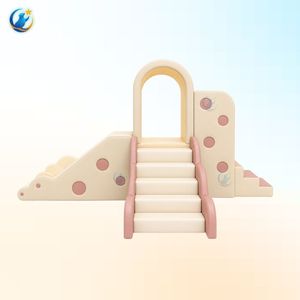 Ensemble de jeu d'escalade moderne, souple et sécurisé avec toboggan et escaliers pour installations de loisirs, équipement de terrain de jeu pour enfants, capacité de plus de 10 enfants - Product Image 3