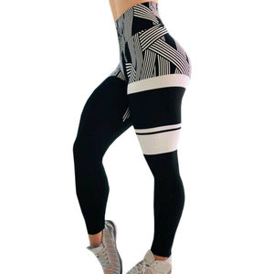 Conjunto de Leggings Deportivos Sencillos para Mujer, Cintura Alta, Largo Completo, Ecológicos, Transpirables, para Entrenamiento, Gimnasio, Fitness, Yoga - Product Image 5