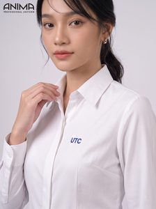 Chemise de travail pour femme ANIMA UTC, respirante, infroissable, uniforme de bureau - Product Image 1
