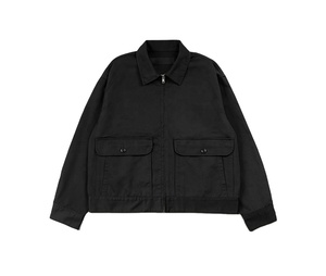 Offre spéciale, veste de travail robuste personnalisée pour hommes, veste doublée en toile et sergé pour hommes - Product Image 1