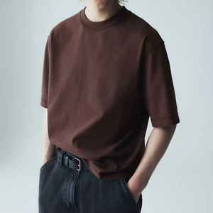 Nouveaux t-shirts surdimensionnés pour hommes, manches régulières, haute qualité, écologiques, séchage rapide, 100% coton, service OEM personnalisé - Product Image 6