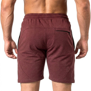 Pantalones Cortos Deportivos Casuales para Hombre, Cintura Elástica, con Bolsillos con Cremallera, Mezcla de Spandex/Poliéster Resistente - Product Image 3