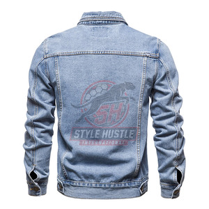 Top Selling Oversized Custom Made Men Jeans <b>Jacket</b> Latest Design <b>Cheap</b> Price OEM Service Men <b>Winter</b> <b>Jacket</b> - Product Image 3