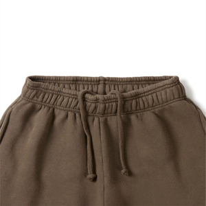 Pantalon de survêtement personnalisé pour homme, avec chevilles élastiquées, taille élastiquée, uni, long, ample, en molleton doux - Product Image 2