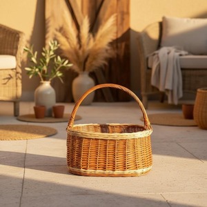 Handmade Eco-Friendly Natural Rattan <b>Wicker</b> <b>Storage</b> <b>Baskets</b> Modern Rectangle Shape Multifunction Made in Vietnam - Product Image 6