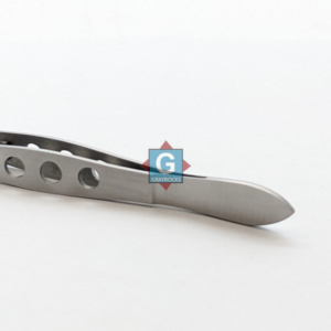 Pinzas quirúrgicas rectas para iris, kit quirúrgico Bishop Harman, pinzas delicadas de 8.5cm, fijación manual dentada - Product Image 4