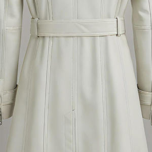 เสื้อโค้ทหนังแท้สำหรับผู้หญิง หนังแกะ หนังวัว ดีไซน์ทันสมัย ใส่ได้ทุกวัน สำหรับฤดูหนาว - Product Image 5