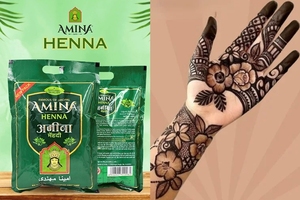 Poudre de Henné 100% Pure Naturelle pour Cheveux et Corps (Mehndi) |   Produit tendance pour le visage et le corps, prêt pour les fêtes, à base de plantes, sans produits chimiques, 500g, pour adolescents - Product Image 5