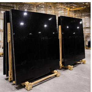 Losas de Granito Negro Absoluto 100% Natural, Pulido Chino, Premium, Moderno - Product Image 5