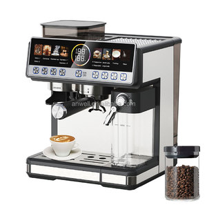 Estación de Café Completa ANWELL, Máquina de Café Espresso Automática con Molinillo y Sistema de Leche, 20 Bares, para Oficina - Product Image 5