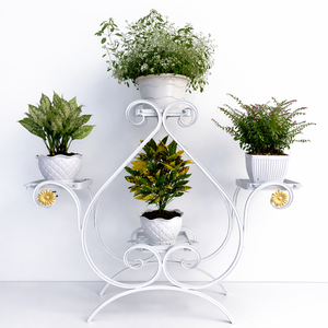 Supports de plantes en fer forgé robustes pour pots de fleurs, jardin, patio, balcon et décoration paysagère commerciale - Product Image 6