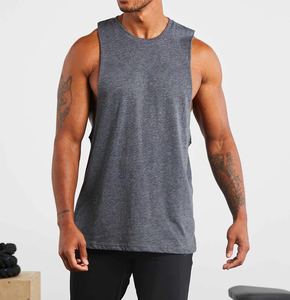 Wholesale <b>Men</b> Tank Top Custom Gym <b>Vest</b> Lightweight Sleeveless Fitness Shirt Performance Apparel Manufacturer OEM - Product Image 4