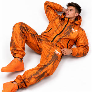 Survêtement léger pour homme en softshell, résistant à la chaleur, imperméable, réactif thermiquement, coupe-vent, avec capuche, OEM - Product Image 2
