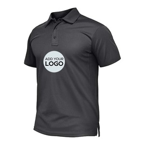Chemise tactique d'extérieur à manches courtes, respirante et anti-transpiration, polo décontracté d'été - Product Image 3