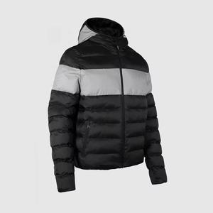 Custom Private Label Men's Puffer <b>Jacket</b> with Stand Collar and <b>Winter</b> Pocket High Street Style Personalized Logo - Product Image 5