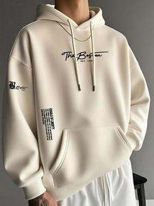 Custom <b>Men's</b> <b>Pullover</b> Hoodie Premium Cotton Fleece Oversized Casual Streetwear Hoodie OEM ODM Wholesale Manufacturer - Product Image 4