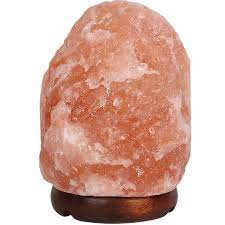 Hermosa Lámpara de Sal Blanca del Himalaya con Textura de Piedra Natural, un Acento Decorativo para Colecciones de Interiores Minimalistas - Product Image 2