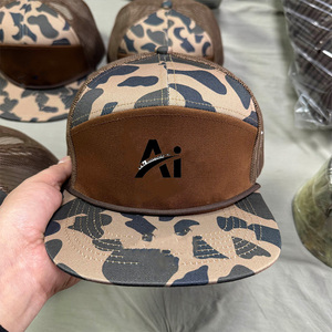 Best Custom Tiger <b>Camo</b> Trucker Hat Mesh Breathable Waterproof Patch <b>Cap</b> Full Color Print Outdoor Fashion Hip Hop Bulk Ready Ship - Product Image 5