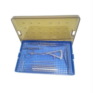 Kit chirurgical ophtalmique pour le glaucome, 15 pièces, instruments de chirurgie oculaire en acier inoxydable, ensemble d'instruments médicaux réutilisables et autoclavables - Product Image 4