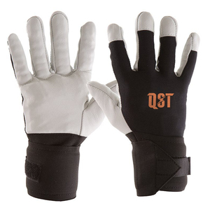 Guantes DE SEGURIDAD DE CUERO antivibración de impacto personalizados punteados antideslizantes para rescate aceite Gas construcción Auto mecánico guante - Product Image 2