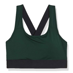 Soutien-gorge de sport sans couture respirant et écologique pour femme, avec logo personnalisé sur le devant, grande taille, maintien moyen pour le fitness, le yoga et la course à pied - Product Image 4