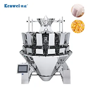 automatic counting multihead combination weigher soft candy packaging machine