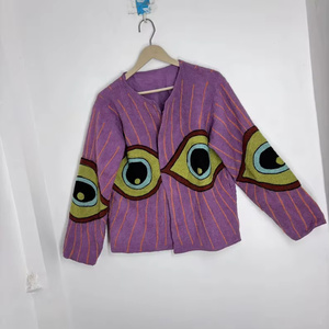 Handmade Suzani Velvet Bomber <b>Jacket</b> Colorful Hand Embroidered <b>Reversible</b> Boho Vintage Ethnic Floral Pattern All Seasons - Product Image 2
