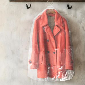 Bolsa de ropa de plástico transparente 466, rollo para colgar ropa, agujeros para colgar 21x4x54 pulgadas, almacenamiento en armario, solución de almacenamiento conveniente - Product Image 6