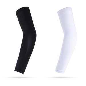 Mangas de compresión unisex de seda helada al por mayor - Protectores transpirables con protección UV para ciclismo y deportes al aire libre - Product Image 4