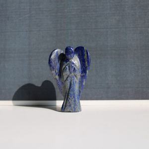 Venta al por mayor surtido de Ángel tallado ágata piedras curativas piedras preciosas decoración del hogar Aura limpieza estilo amor - Product Image 2