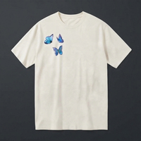 T-shirt pour homme, impression personnalisée, coton premium, manches courtes, col rond, décontracté, confortable et de haute qualité, vêtements en gros