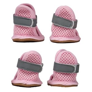 Set di 4 sandali per animali domestici in Mesh di supporto sportivo scarpe comode ed eleganti abbigliamento per animali domestici - Product Image 4