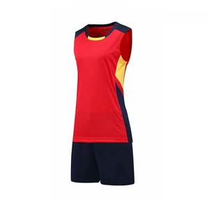 Ensemble de maillots de volley-ball sublimés personnalisés, respirants, à séchage rapide, uniforme d'équipe, shorts, pour jeunes et adultes, entraînement en plein air, vêtements de sport - Product Image 1
