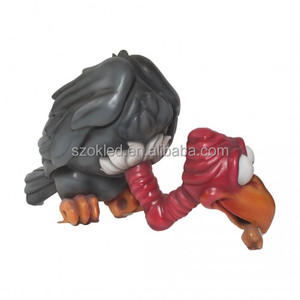 Bande dessinée vautour baril Table chariot banc cimetière Zombie Couple marié squelette pierre tombale avec une bougie cimetière Zombie - Product Image 2