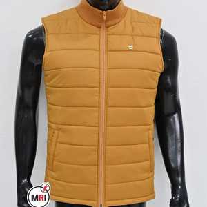 Gilet matelassé unisexe de haute qualité avec fermeture éclair, bicolore or vieilli, pour homme et femme, gilet chauffant d'hiver pour la chasse - Product Image 5
