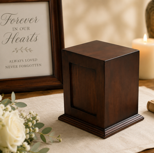 High Quality Sustainable Wooden Urn for <b>Ashes</b> Modern Elegant Frame <b>Keepsake</b> for <b>Pet</b> or Humans Factory Price - Product Image 1