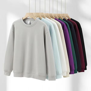 Sweat-shirt à col rond personnalisé avec logo, 400GSM, coton, polyester, élasthanne, unisexe, décontracté, vêtements d'automne, 2XS-XL - Product Image 6