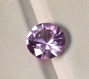 Piedra preciosa de corte de diamante redondo espinal rosa, 3mm, 4mm, 5mm, 6mm, piedra preciosa suelta redonda espinal rosa de laboratorio calibrada para joyería - Product Image 4