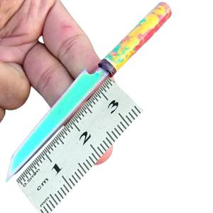 Cuchillo de Chef Personalizado Hecho a Mano Jexmoo con Acero de Damasco, Cuchillos de Cocina en Miniatura, Mango Hermoso, Regalo para Chef - Product Image 1