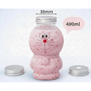 Botella de Plástico PET de 400 ml con Tapa de Rosca de Aluminio, Forma de Dibujo Animado, Hecha en Vietnam para Envasado de Bebidas en Asia - Product Image 1