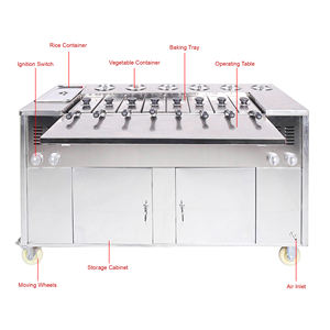 Máquina comercial de gas para hacer galletas de arroz (Guoba) para aperitivos crujientes y picantes, ideal para camiones de comida callejera, tiendas y restaurantes. - Product Image 5