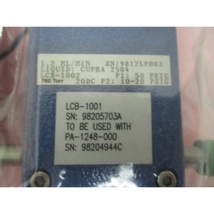 Porter LCB-1001, Liquid CUPRA 2504, PA-1248-000 - Équipements et pièces semi-conductrices d'occasion fiables à l'échelle mondiale - Product Image 5