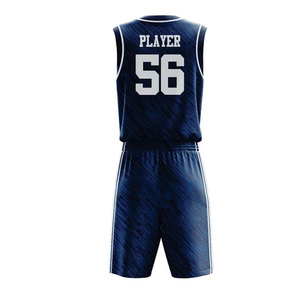 Uniforme de basketball respirant en polyester pour hommes, personnalisable avec le nom de l'équipe, sans manches, confortable, vente en gros - Product Image 5