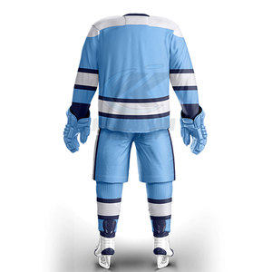 Uniformes de Hockey sobre Hielo Personalizados para Hombre, de Poliéster, Transpirables, de Secado Rápido, para Equipos Profesionales - Product Image 3