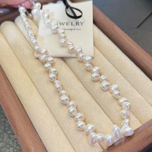 Collar de Cuentas de Jade Hetian para Mujer, Regalo Elegante con Cierre de Seguridad, Colgante y Cadena para Clavícula, Diseño Pequeño y Elegante - Product Image 2