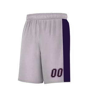 Ensemble de maillots de basket personnalisés gris à col en V sans manches en mesh respirant unisexe adulte toutes saisons avec impression par sublimation à séchage rapide - Product Image 3