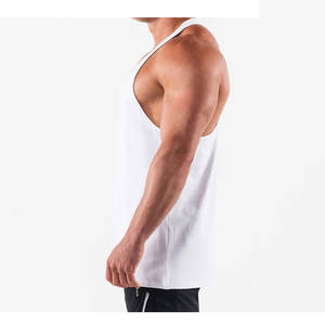 Débardeurs Homme en Coton Épais Sans Manches pour Musculation, Gym, Fitness, Course à Pied, Décontracté, Côtelé, Couleur Unie, Logo Personnalisé - Product Image 3