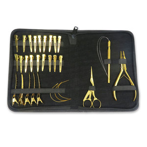 Pro Hair Extension <b>Tools</b> <b>Kit</b> Includes Nano Micro Beads Remover & Closer Plier <b>Mini</b> Scissor Micro Link Extension Loop <b>Tool</b> - Product Image 4